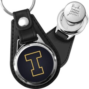 Porte-clé cuir médaillon viking gravé Mjölnir