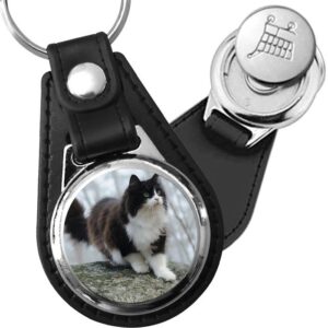 Porte-clés Norvégien en simili-cuir