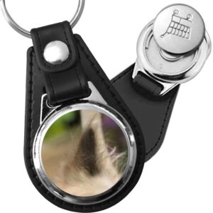 Porte-clés Sibérien en simili-cuir