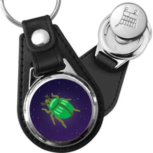 Porte-clés Scarabee en simili-cuir