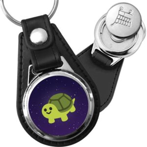 Porte-clés Tortue en simili-cuir